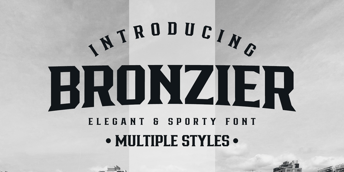 Example font Bronzier #1